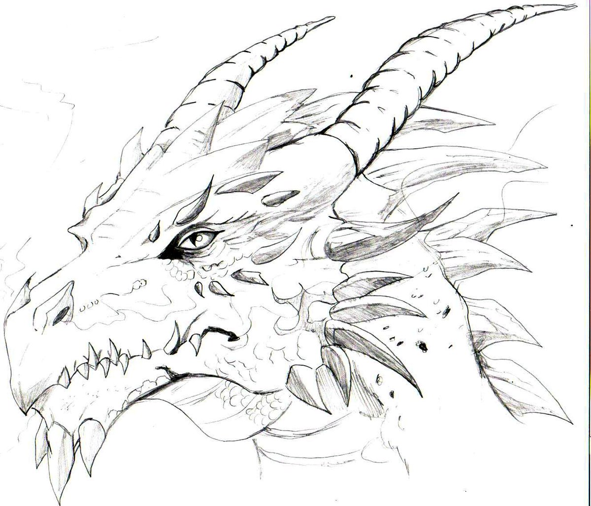 картинки для срисовки драконы легкие