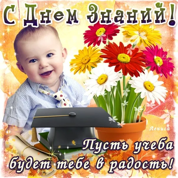 Картинки с Днем знаний (80+ открыток). Прикольные открытки с Днем знаний