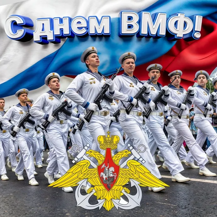 С Днём ВМФ 2025 — лучшие открытки и поздравления бесплатно. Красивые открытки на День ВМФ