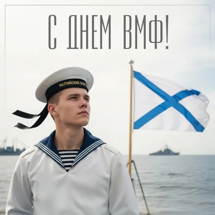 С Днём ВМФ 2025 — лучшие открытки и поздравления бесплатно. Красивые открытки на День ВМФ