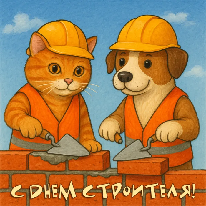 Прикольные картинки на День строителя