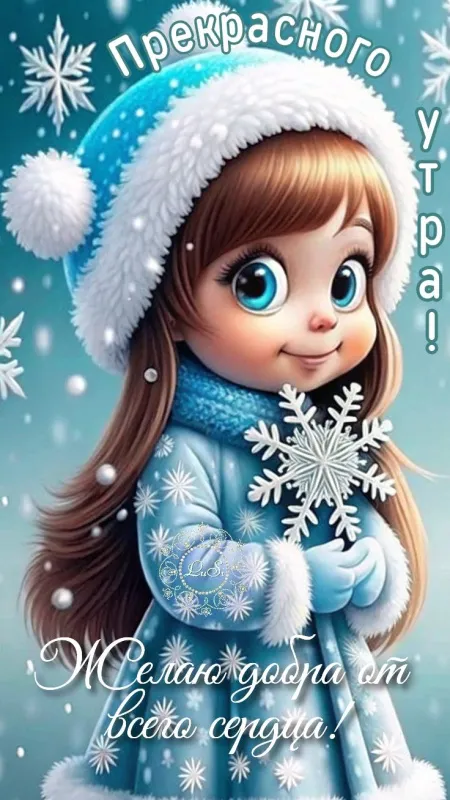 Красивые снежные картинки "Доброе утро". Красивые снежные картинки "Доброе утро"
