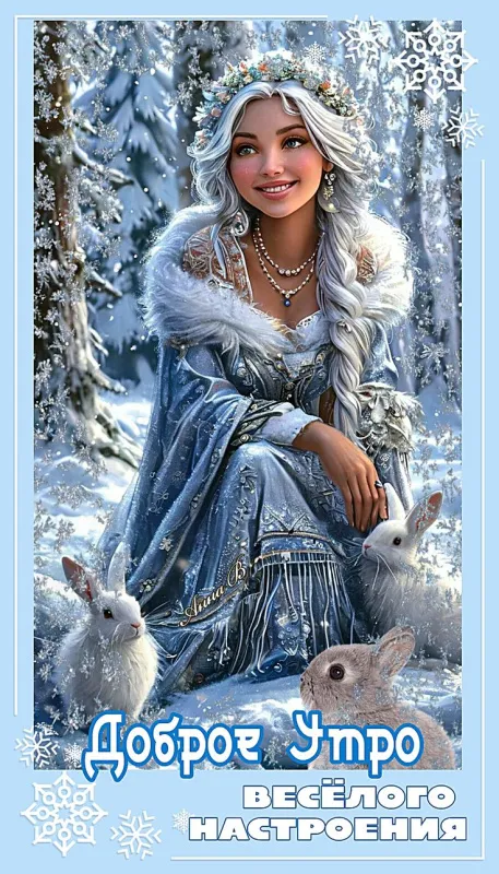 Красивые снежные картинки "Доброе утро". Снежные картинки "Доброе утро" позитивные