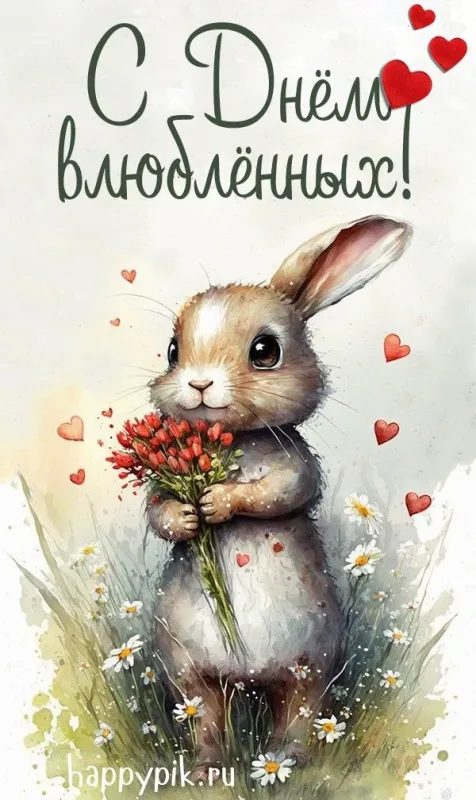 Красивые картинки "С Днем всех влюбленных" 14 февраля. Прикольные картинки с Днем влюбленных
