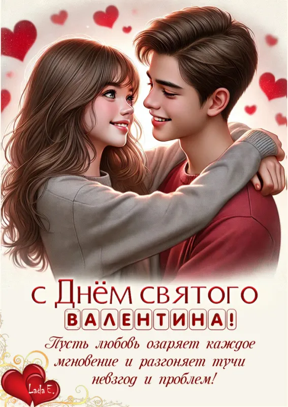 Красивые картинки "С Днем всех влюбленных" 14 февраля. С Днем всех влюбленных - открытки с поздравлениями