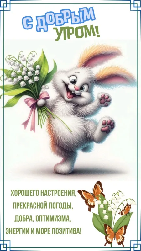 Картинки "Доброе утро" позитивные. С Добрым утром - позитивные картинки
