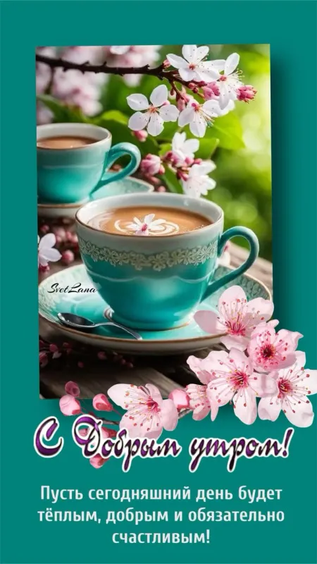 Красивые картинки Доброе апрельское утро. Доброе утро апреля - картинки с пожеланиями