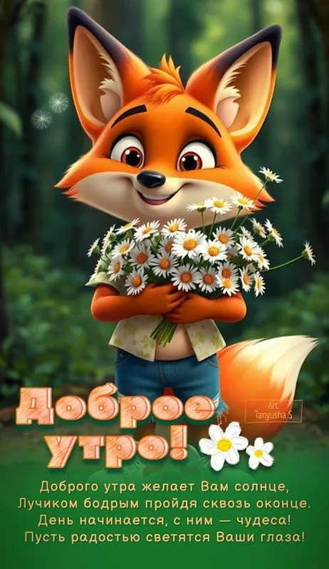 Картинки "Доброе утро" позитивные. С Добрым утром - позитивные картинки