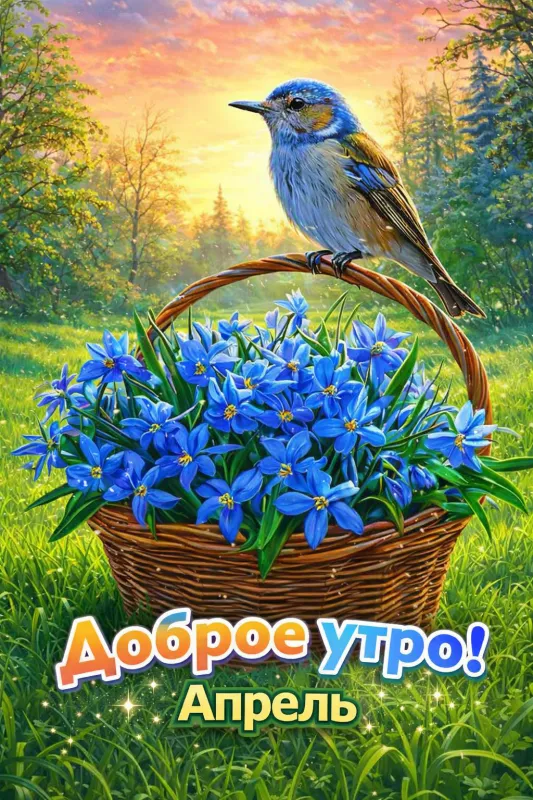 Красивые картинки Доброе апрельское утро. Красивые картинки Доброе утро апреля