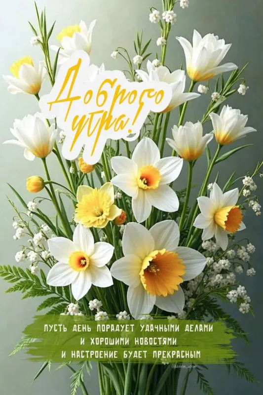 Красивые картинки Доброе апрельское утро. Доброе утро апреля - картинки с пожеланиями