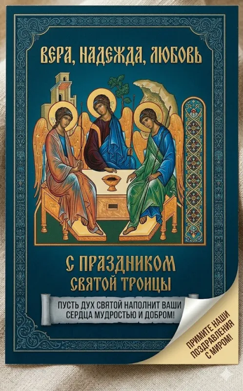 Красивые открытки "Со Святой Троицей" . Красивые открытки со Святой Троицей