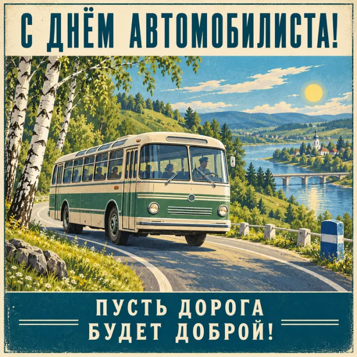 Открытки "С Днем автомобилиста". Картинки с Днем автомобилиста красивые и новые