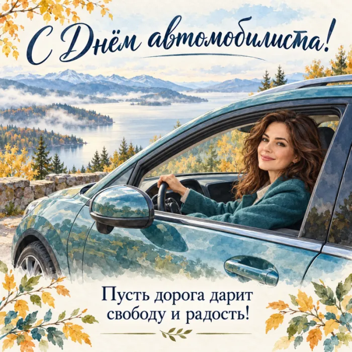 Открытки "С Днем автомобилиста". Картинки с Днем автомобилиста красивые и новые