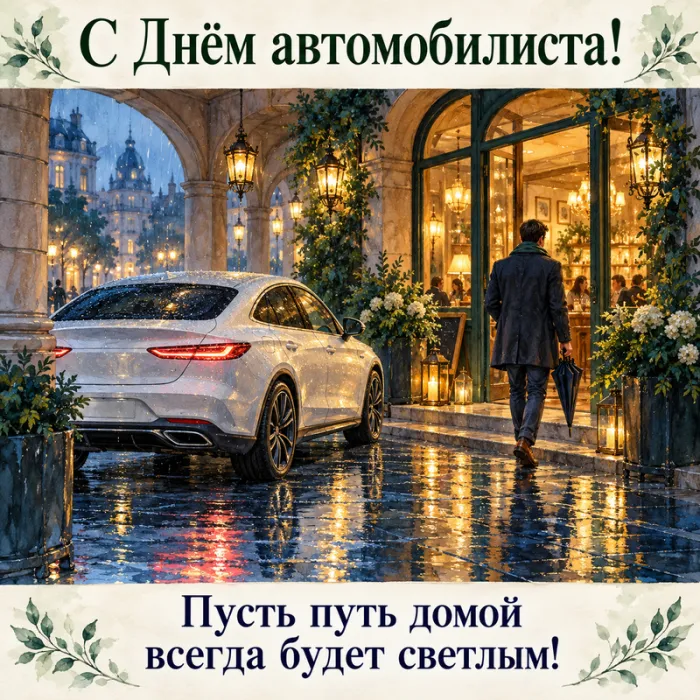 Открытки "С Днем автомобилиста". Картинки с Днем автомобилиста красивые и новые
