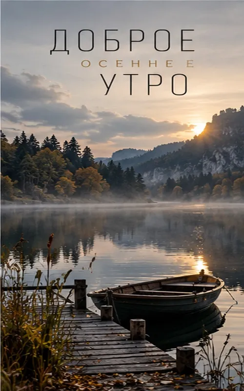 Красивые картинки "С добрым утром октября". Современные картинки Доброе октябрьское утро