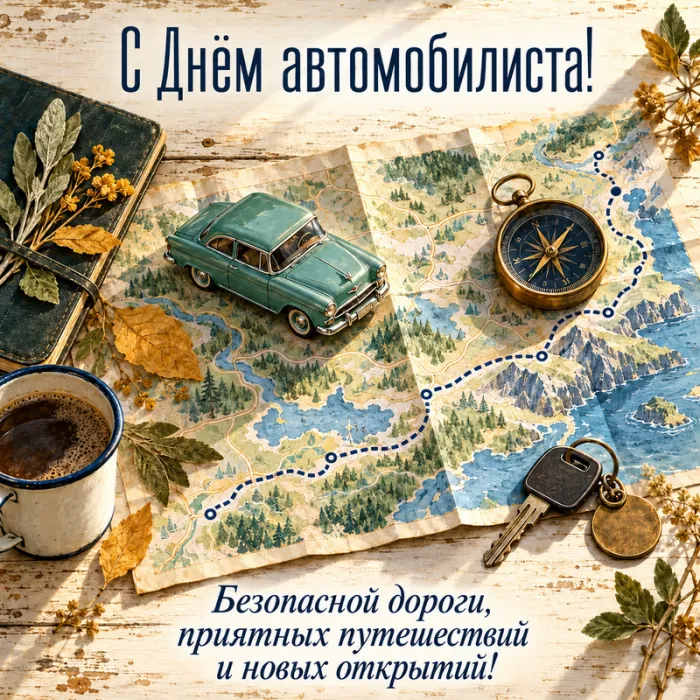 Открытки "С Днем автомобилиста". Картинки с Днем автомобилиста красивые и новые