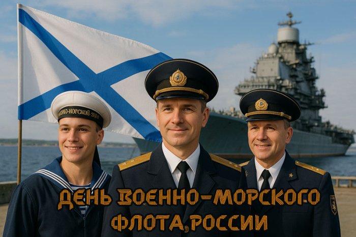 Открытки с Днем Военно-Морского Флота (ВМФ)